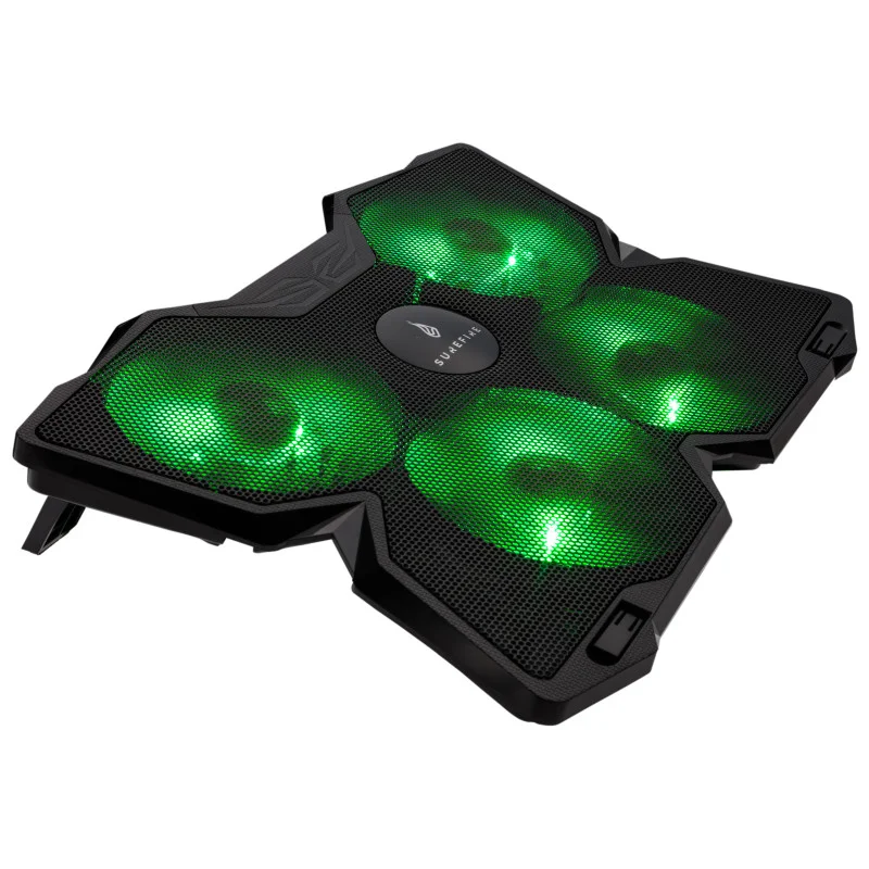 Hladnjak za laptop Surefire Bora - do 17", USB, zelena LED