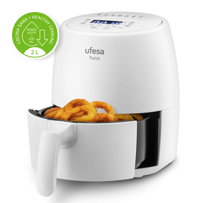 Friteza na vrući zrak Ufesa Twist - 1200 W, 2,0 l, 6 programa, crna