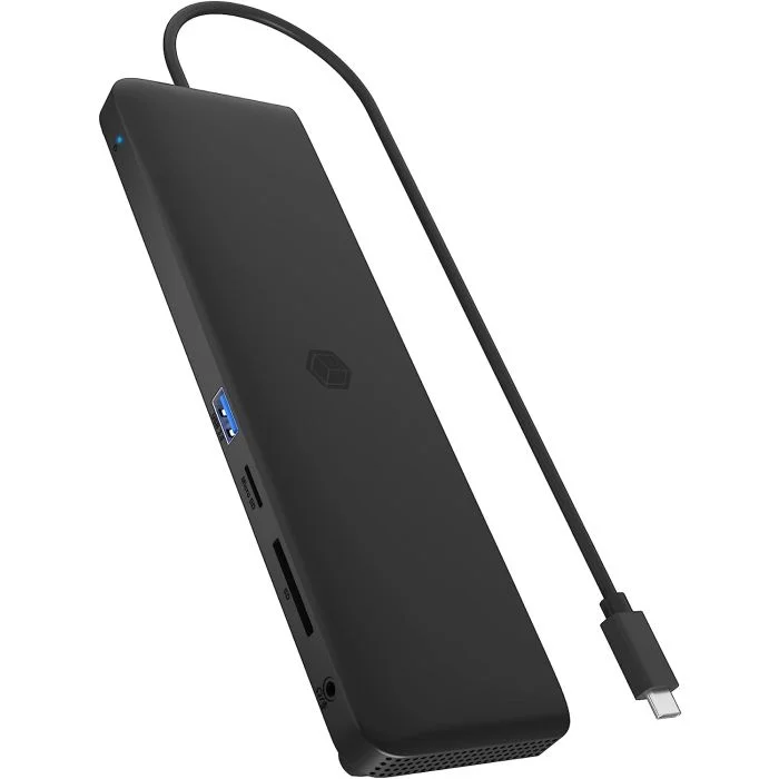 Docking stanica IcyBox IB-DK2116-C - USB-C, HDMI, VGA, 2×USB 3.0, RJ45, PD 100 W