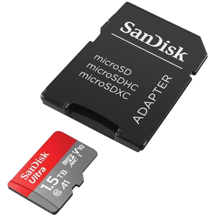Memorijska kartica SanDisk Ultra - microSDXC, 1,5 TB, adapter, A1, 150 MB/s