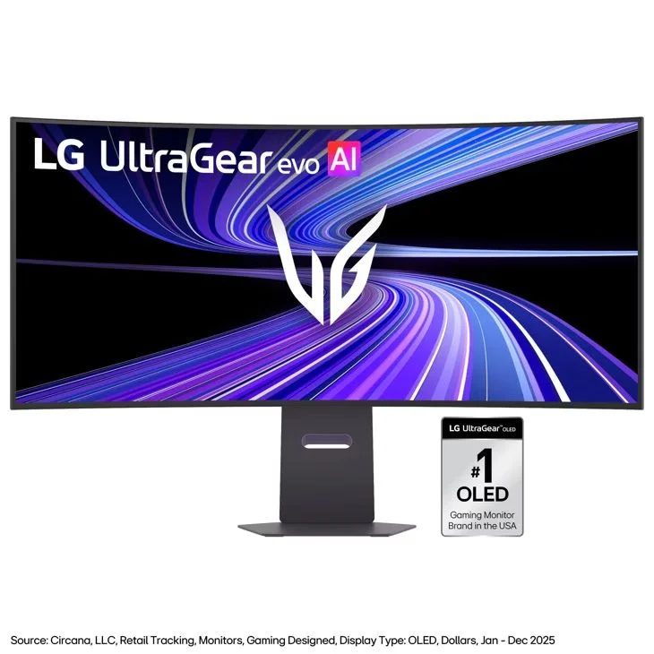 Monitor LG 45GX950B 45GX950B-B - 45" 5K2K OLED zakrivljen, 330 Hz, 0,03 ms